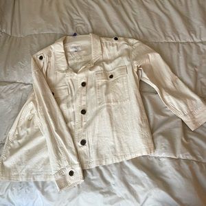 Time and True Linen jacket from Walmart.